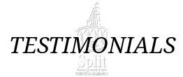 TESTIMONIALS